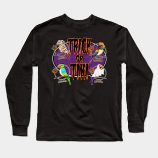 Trick or Tiki Birds Long Sleeve T-Shirt